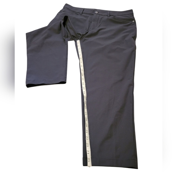 Lululemon Men's ABC Relaxed-Fit 5 Pocket Pants # M5AXTS Gray Waist 36 X 26 Long - Picture 9 of 14